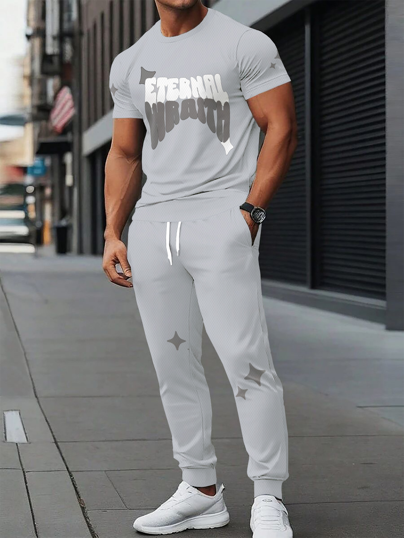 Street Fashion Summer 2026 - 2026 Summer New Men's Short-Sleeved Long