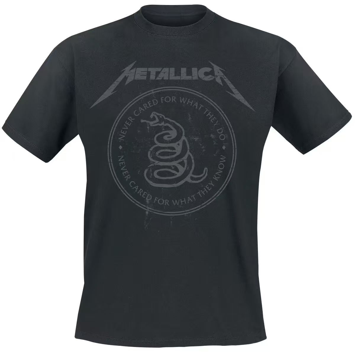 Street Fashion Shanghai - Metallica Snake Artistic Patterns Summer Fashion