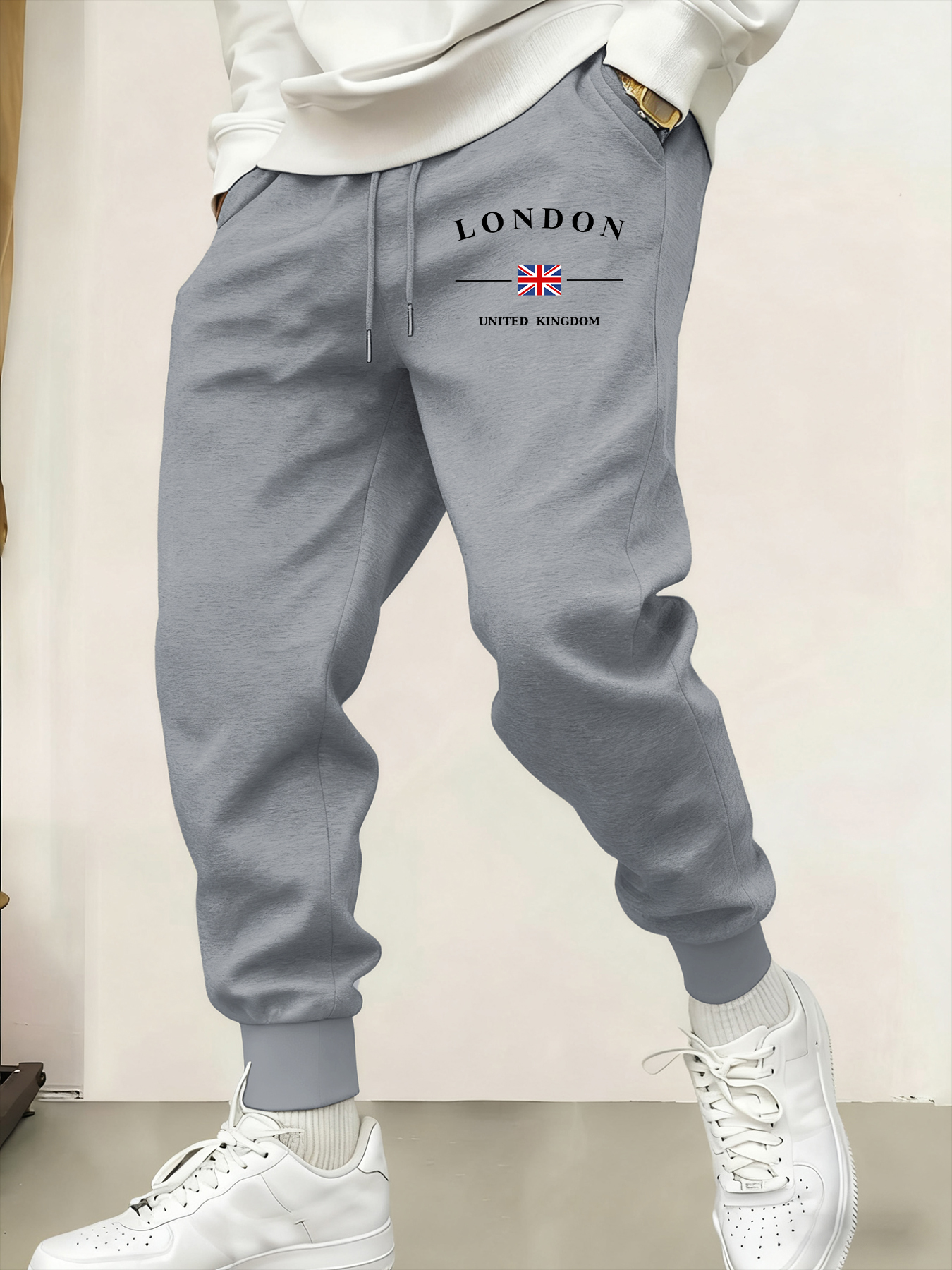 Street Fashion In London - London United Kingdom Flag Prints Male