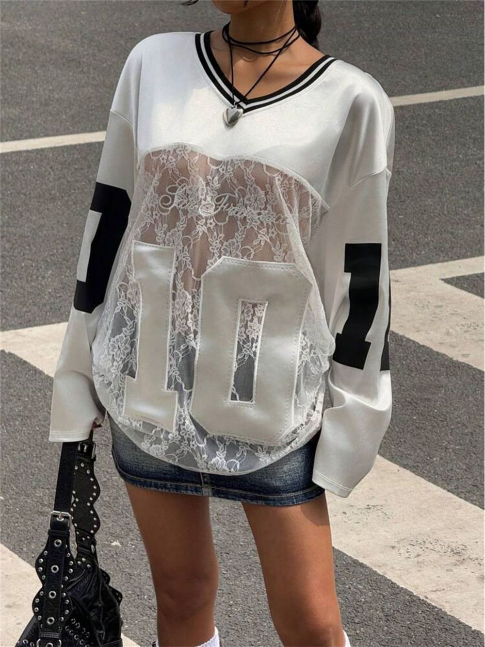 Street Fashion Summer 2026 - 2026 New Summer Y2K Perspective Lace