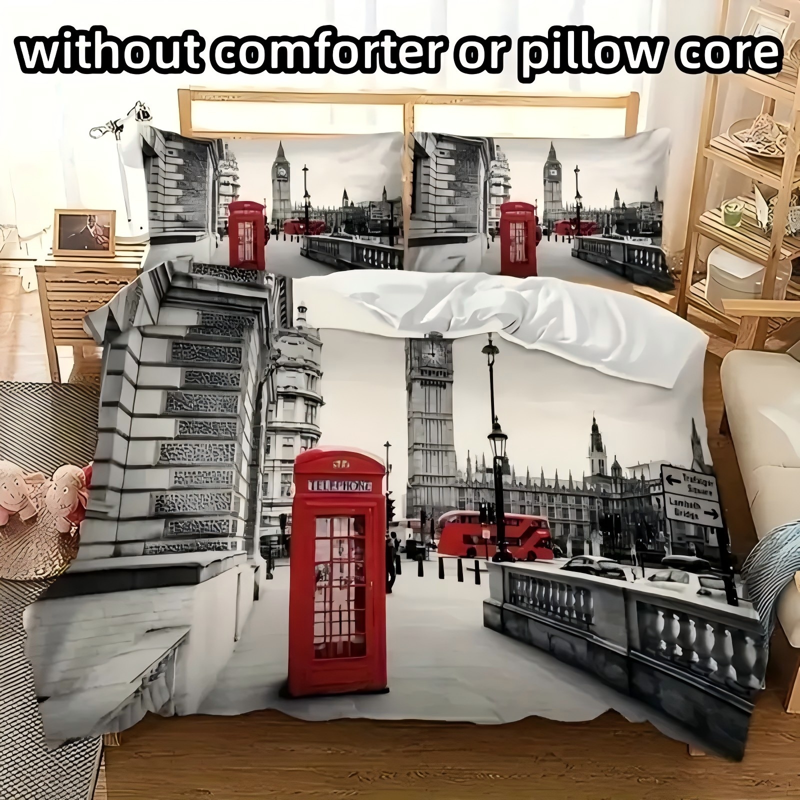 Street Fashion In London - London Street Pattern 3D Printed Duvet