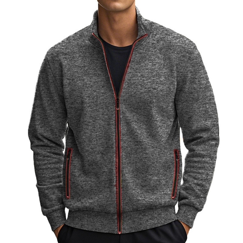 Mens Stand Collar Sweatshirt C - Street Fashion Game 리뷰 및 가격