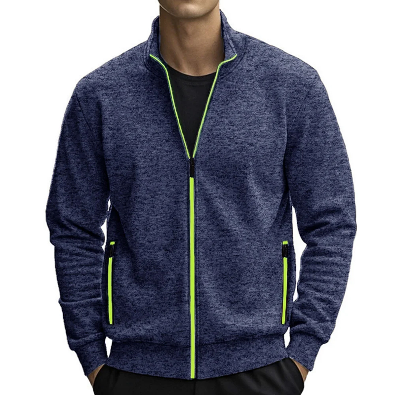 Mens Stand Collar Sweatshirt C - Street Fashion Game 리뷰 및 가격