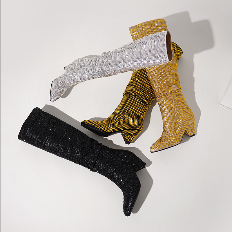 Fashion Spike Heels Crystal Lo - Street Fashion Lady 리뷰 및 가격