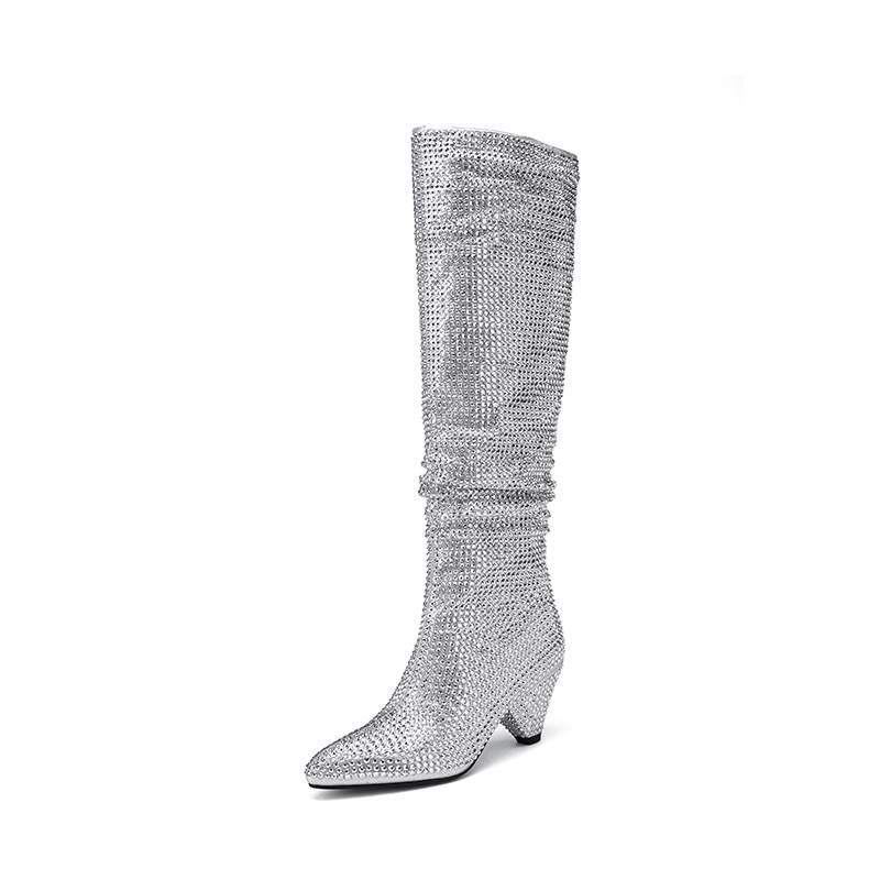 Fashion Spike Heels Crystal Lo - Street Fashion Lady 리뷰 및 가격