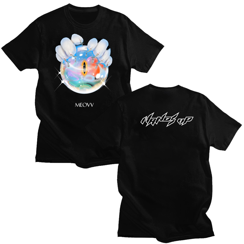 MEOVV Hands Up T shirts 2025 F - Graphic Hoodie Streetwear 리뷰 및 가격