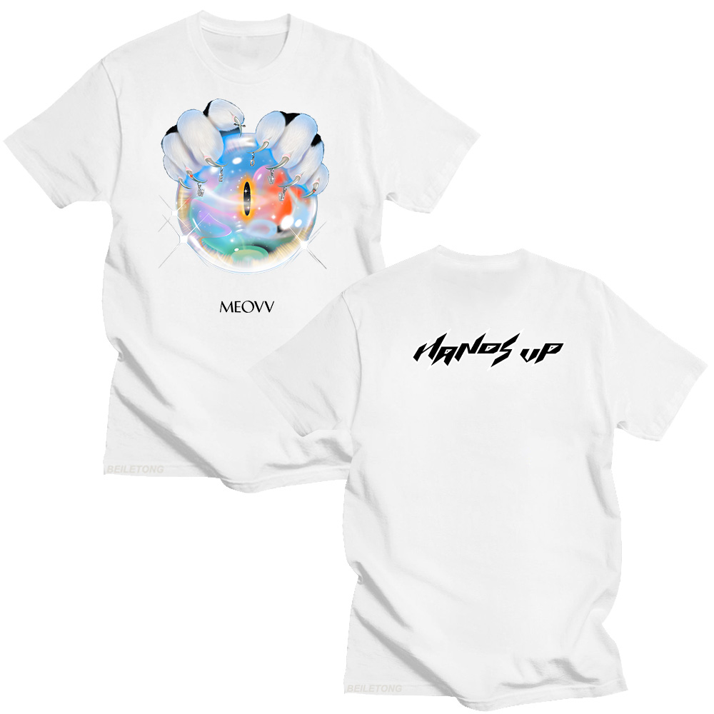 MEOVV Hands Up T shirts 2025 F - Graphic Hoodie Streetwear 리뷰 및 가격