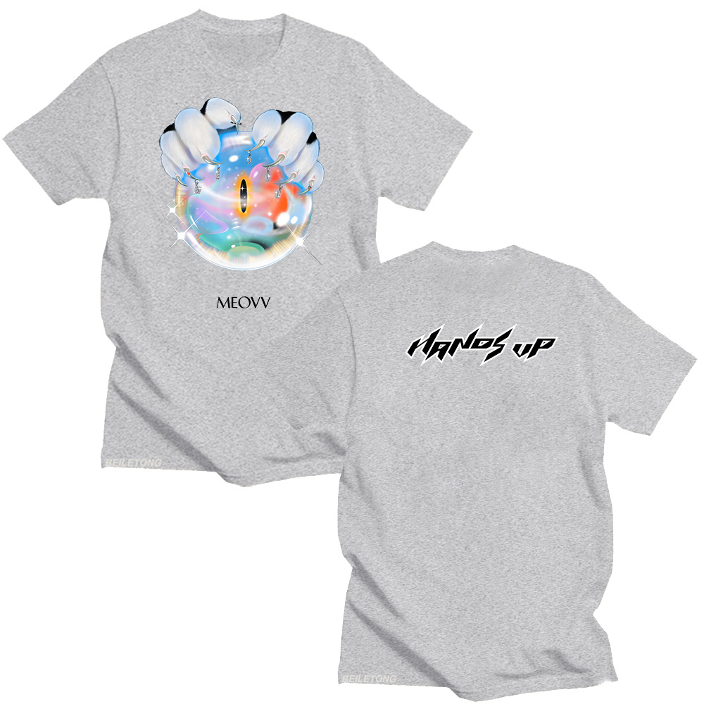 MEOVV Hands Up T shirts 2025 F - Graphic Hoodie Streetwear 리뷰 및 가격