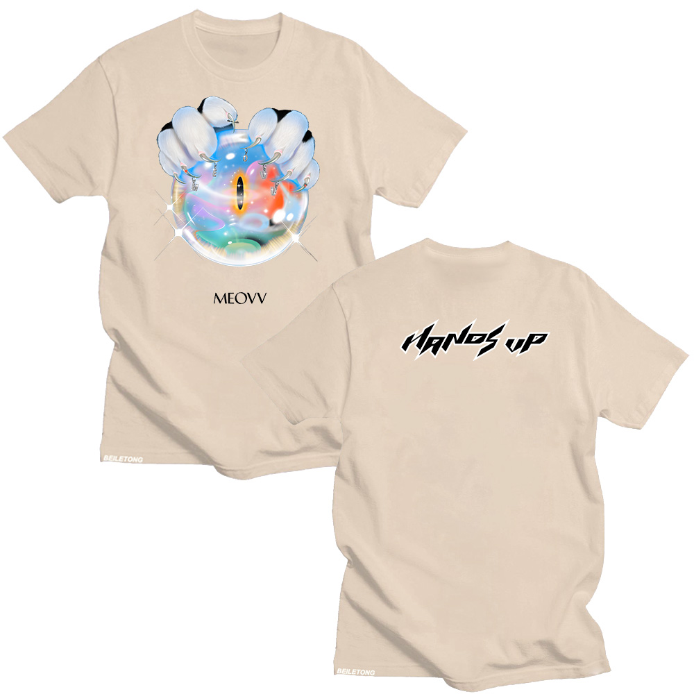 MEOVV Hands Up T shirts 2025 F - Graphic Hoodie Streetwear 리뷰 및 가격