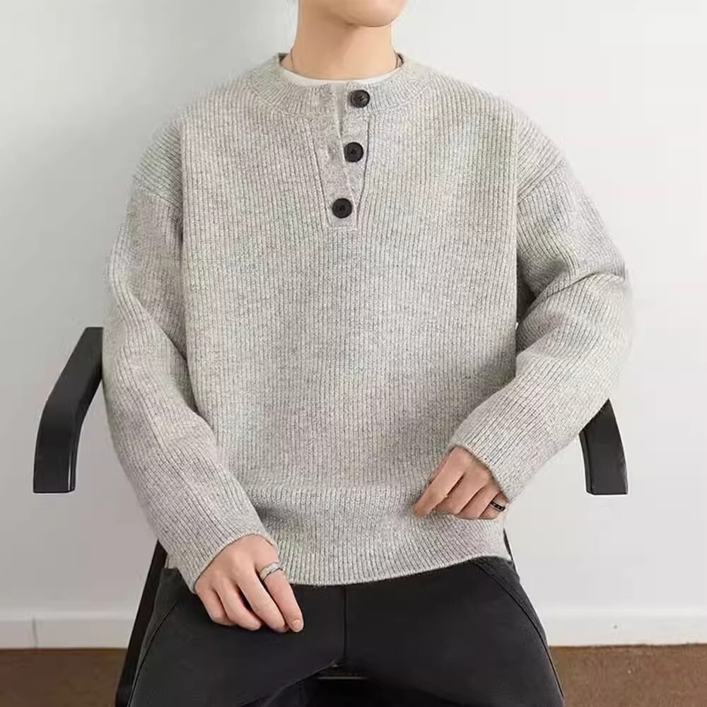 Fur Collar Pullovers Anime Rab - Street Fashion In London 리뷰 및 가격