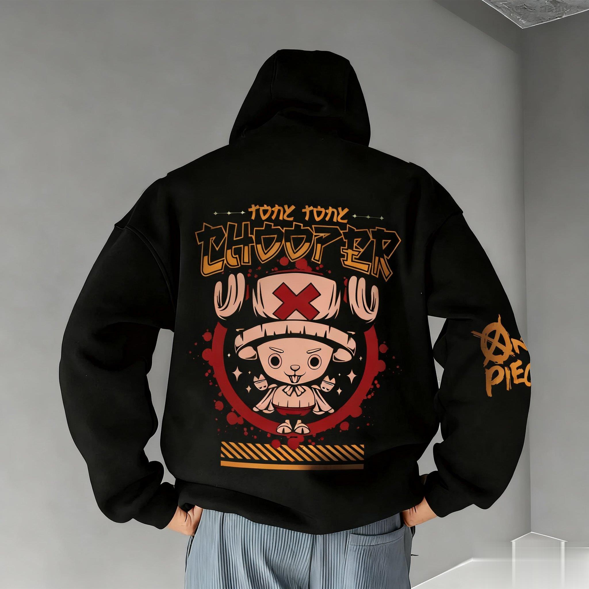 One Piece Chopper Graphic Pull - Graphic Hoodie Streetwear 리뷰 및 가격