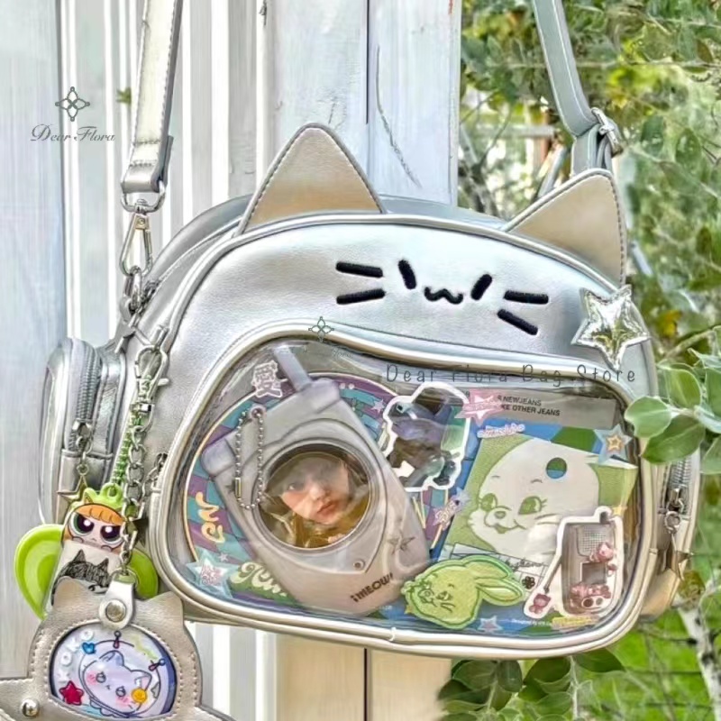 New Y2K Korean Kawaii Cat Ita  - Street Fashion Korean 리뷰 및 가격
