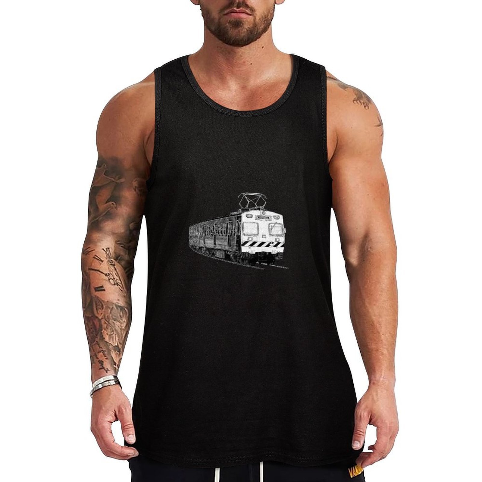 Melbourne Hitachi train Tank T - Street Fashion Melbourne 리뷰 및 가격