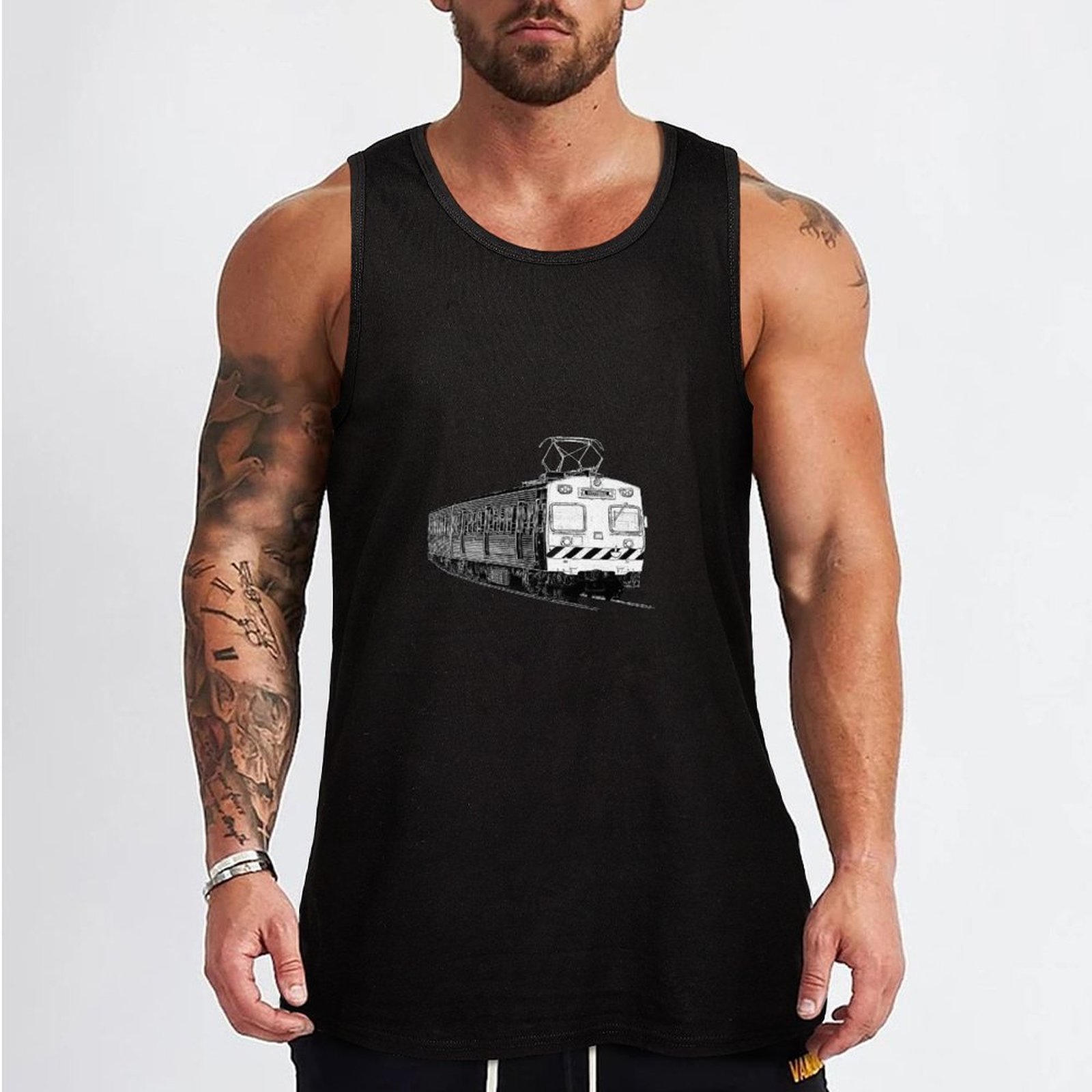 Melbourne Hitachi train Tank T - Street Fashion Melbourne 리뷰 및 가격
