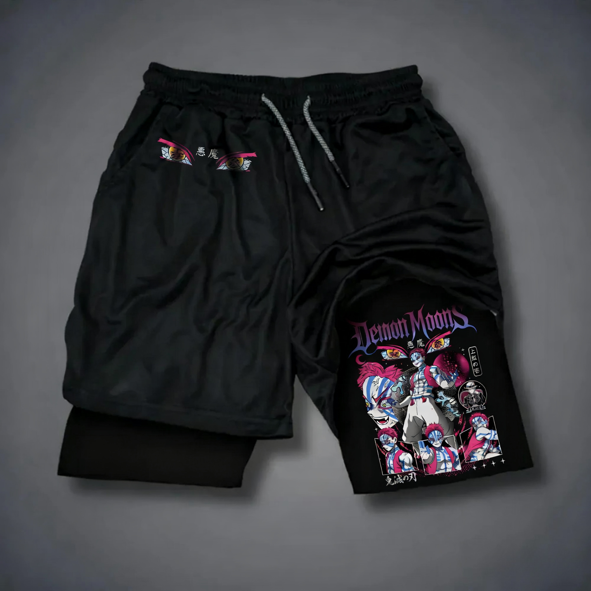 Demon Slayer Anime Printed Dou - Street Fashion Japan 2025 리뷰 및 가격