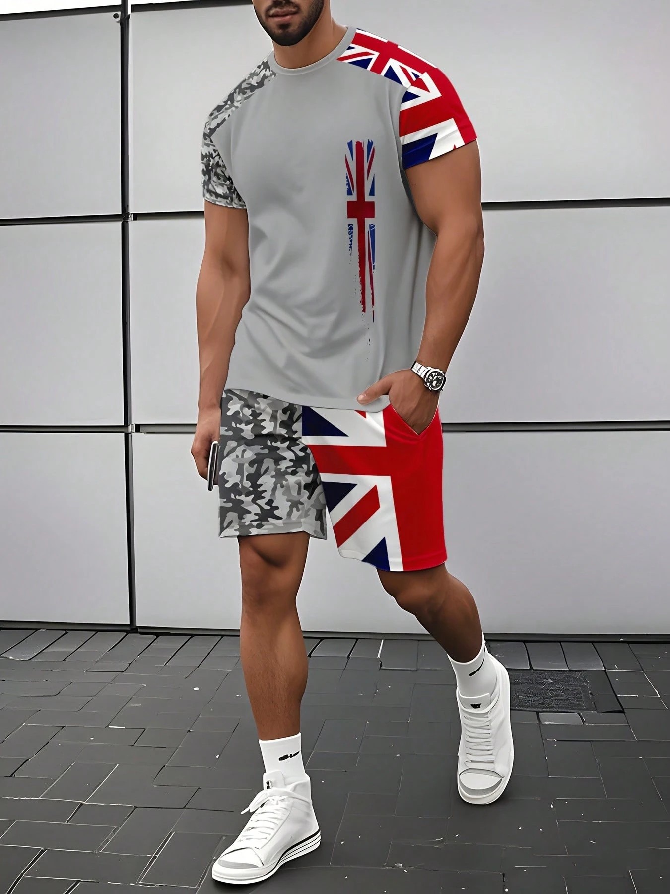 2026 Summer New Men's Short-Sl - Street Fashion Summer 2026 리뷰 및 가격