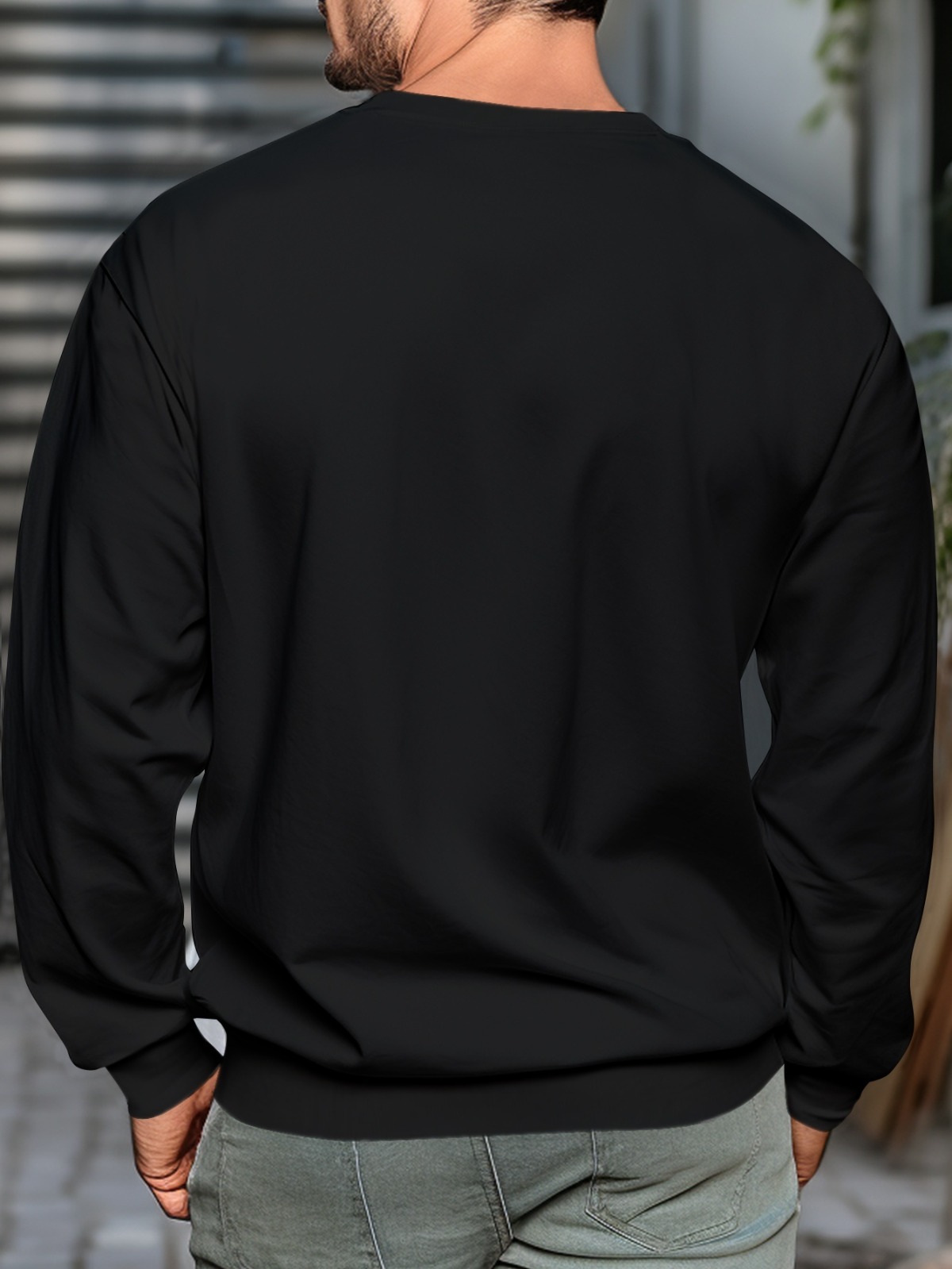 Men's Fashion Casual Round Nec - Street Fashion In London 리뷰 및 가격