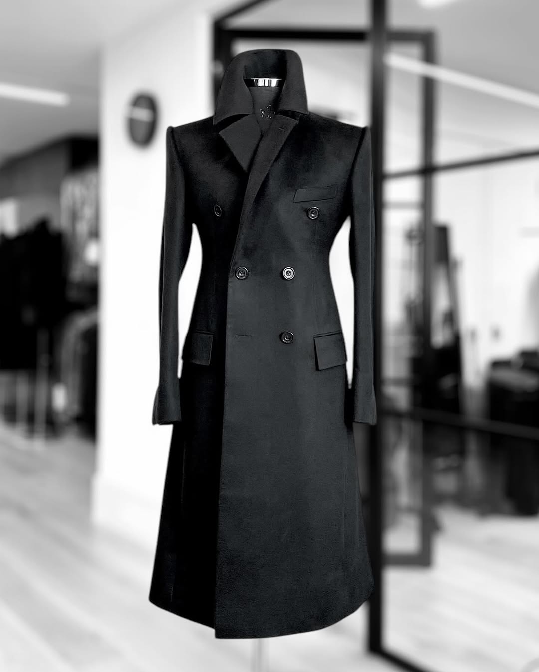 Fashion Woolen Blend Coat Men  - Street Fashion Shanghai 리뷰 및 가격