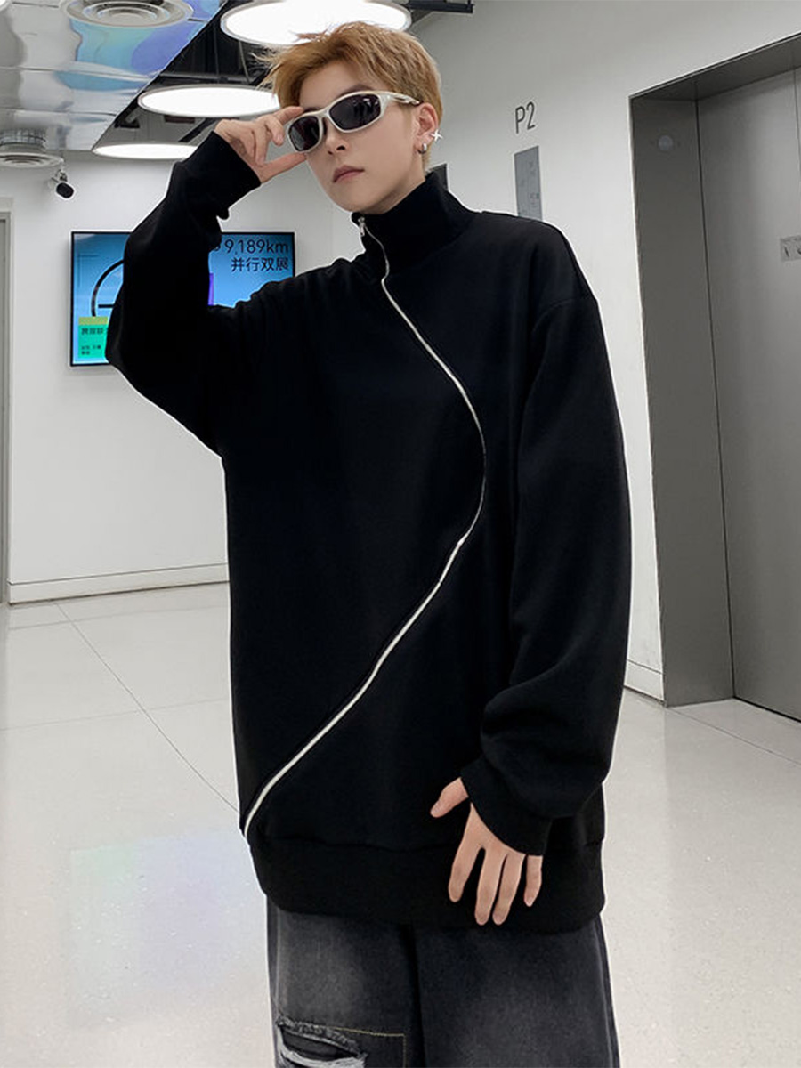 Man Outerwear No Hat Hoodies T - Street Fashion Shibuya 리뷰 및 가격