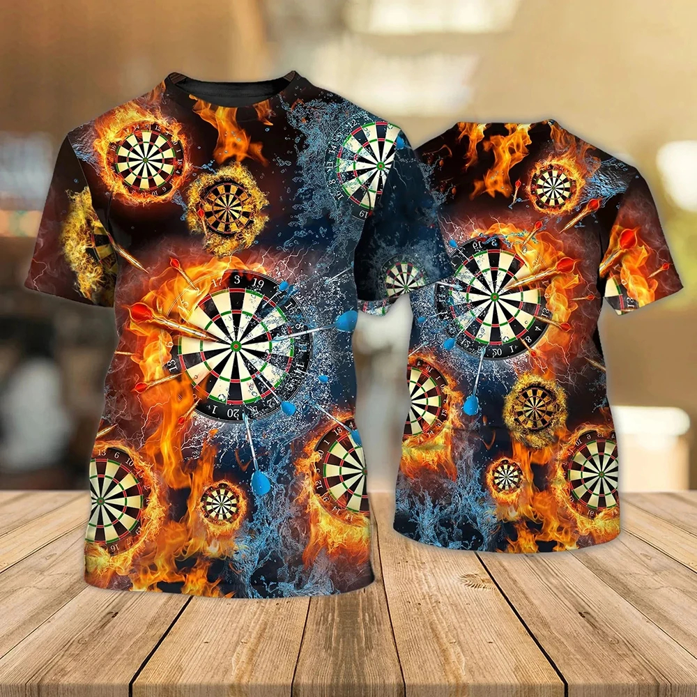 Darts Game 3D Men's T-shirt Fa - Street Fashion Game 리뷰 및 가격