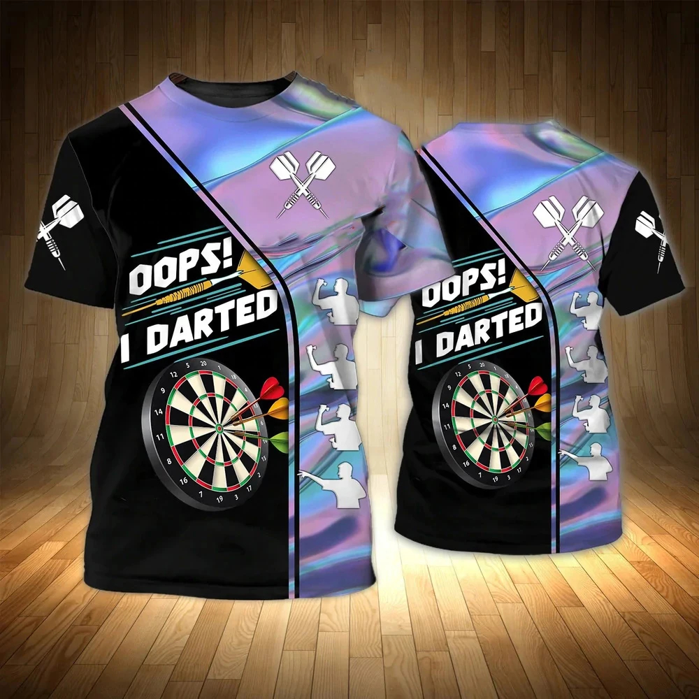 Darts Game 3D Men's T-shirt Fa - Street Fashion Game 리뷰 및 가격