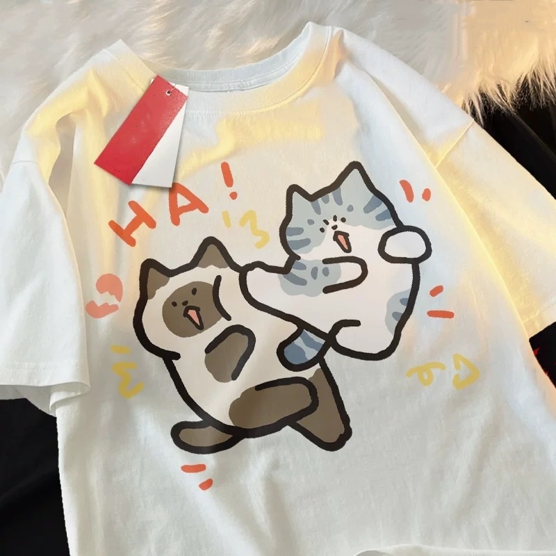 ZAZOMDE 2025 Funny Cat Print H - Street Fashion Japan 2025 리뷰 및 가격
