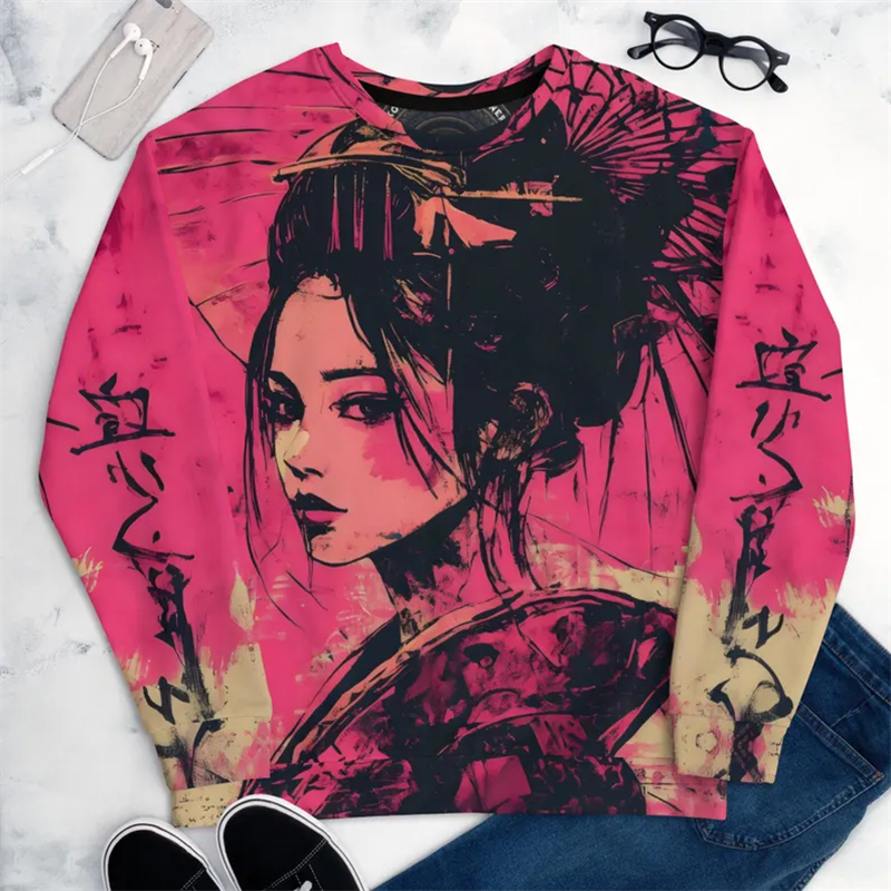 Japanese Retro Sweatshirt Men  - Street Fashion Japan 2025 리뷰 및 가격