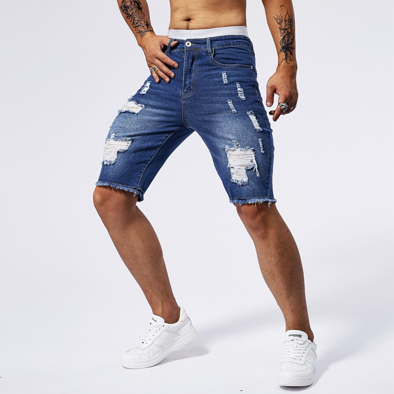 2025 Summer New Men's Ripped D - Street Fashion Men 2025 리뷰 및 가격