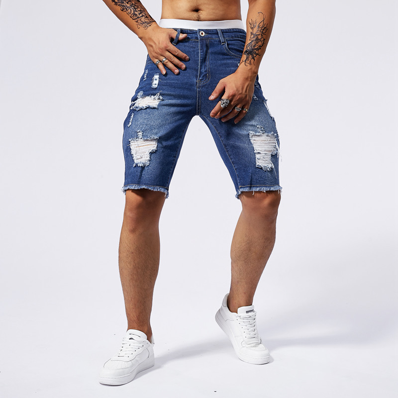 2025 Summer New Men's Ripped D - Street Fashion Men 2025 리뷰 및 가격