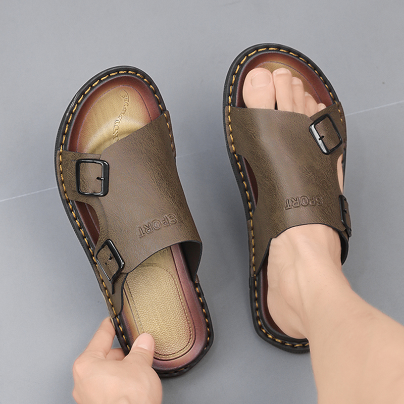 Large Sandals 2025 Summer New  - Street Fashion Men 2025 리뷰 및 가격