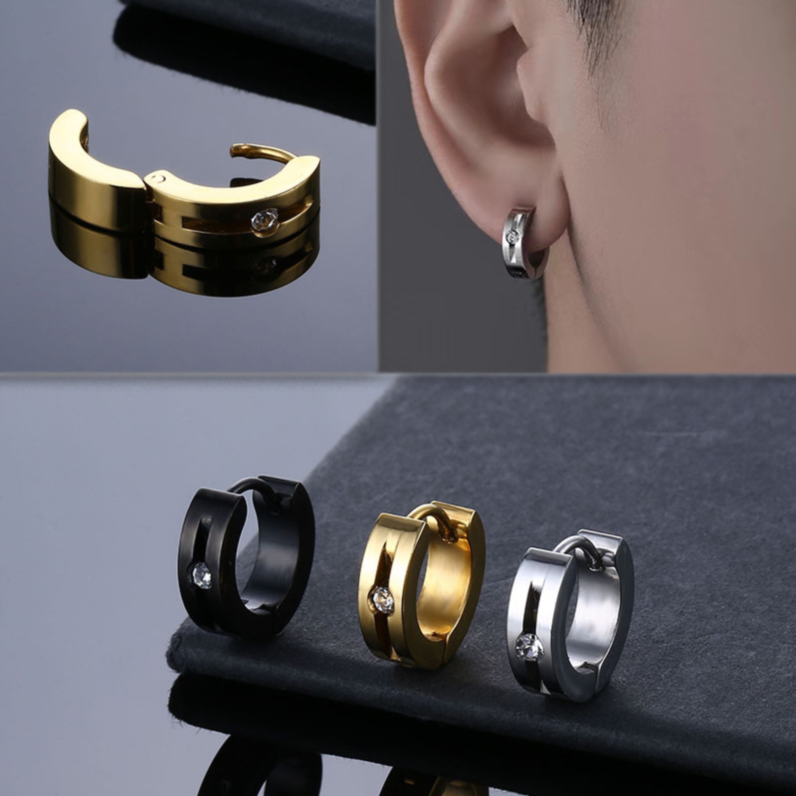 1 Pair Punk Statement Hip Pop  - Street Fashion Trends 2025 리뷰 및 가격