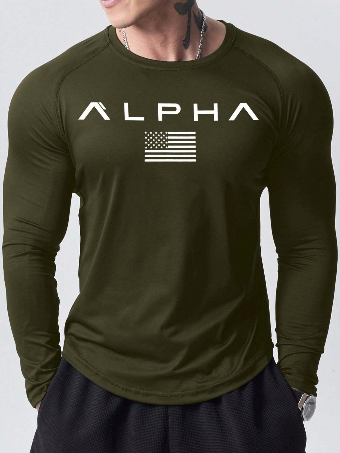 New men's long-sleeved T-shirt - Street Fashion China 리뷰 및 가격