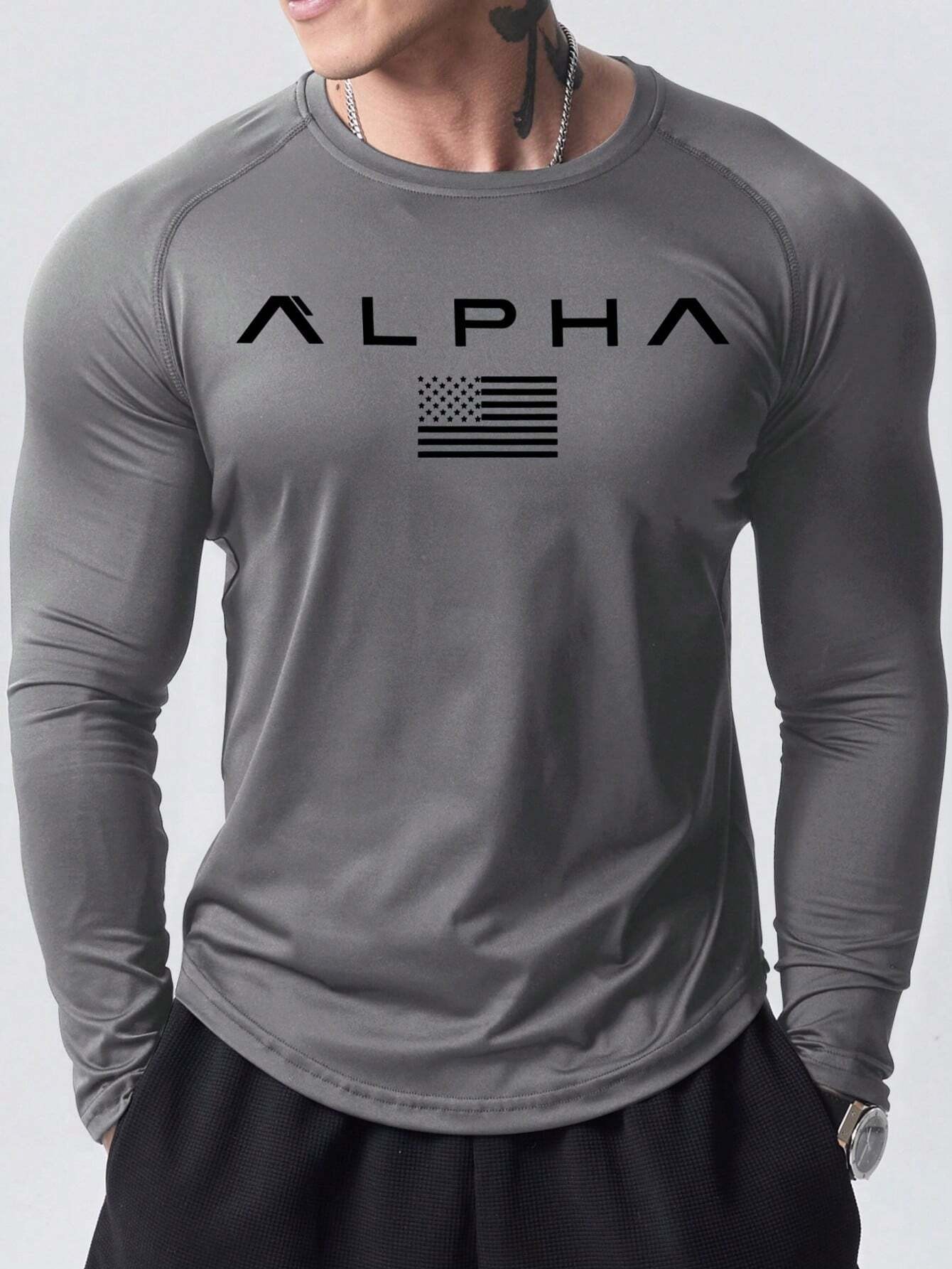 New men's long-sleeved T-shirt - Street Fashion China 리뷰 및 가격
