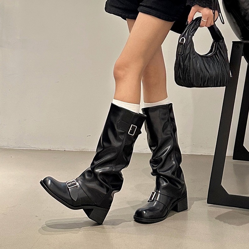 2025new Woman Boots Knee High  - Street Fashion Trends 2025 리뷰 및 가격