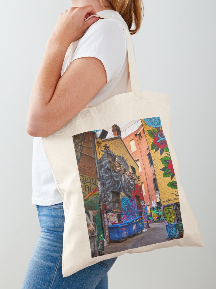 Melbourne Street Art Tote Bag  - Street Fashion Melbourne 리뷰 및 가격