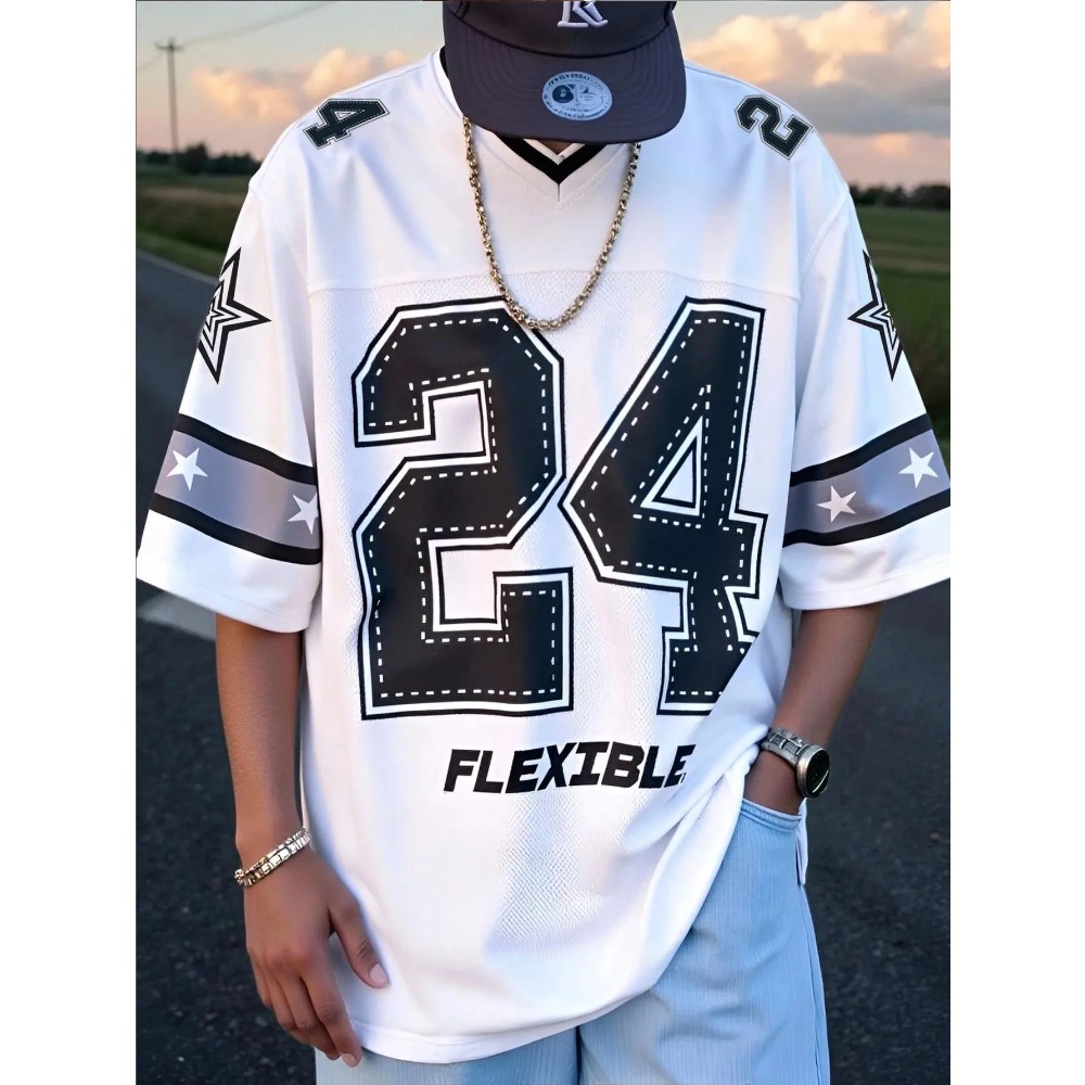 2026 Summer New Men's V-Neck T - Street Fashion Summer 2026 리뷰 및 가격