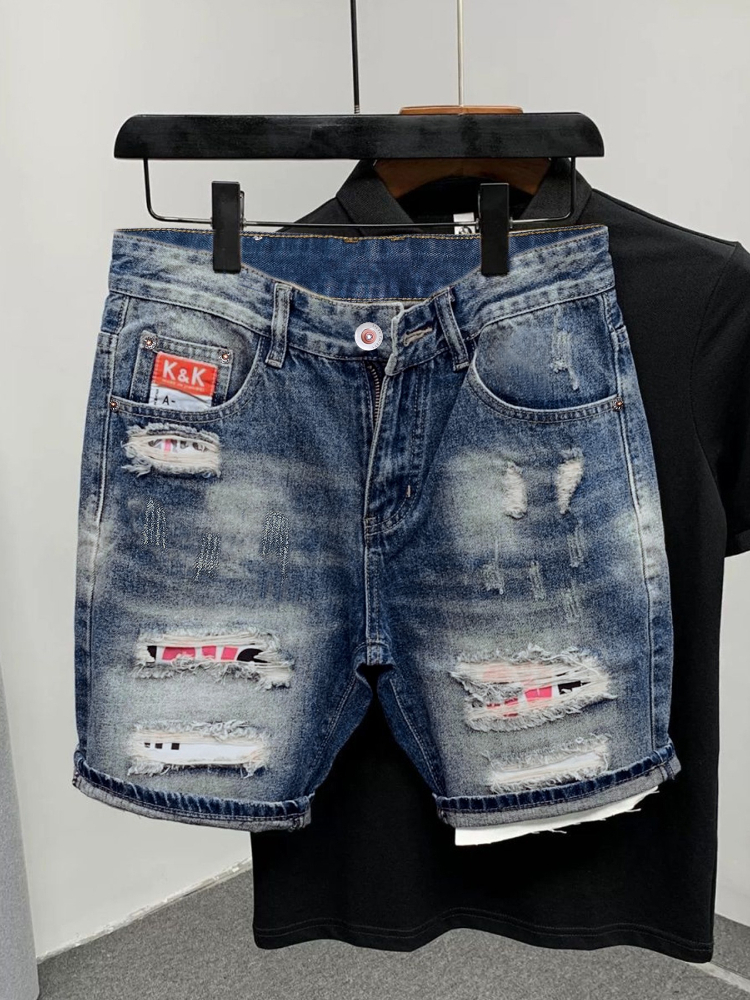 2026 Summer Ripped Straight Me - Street Fashion Korean 리뷰 및 가격
