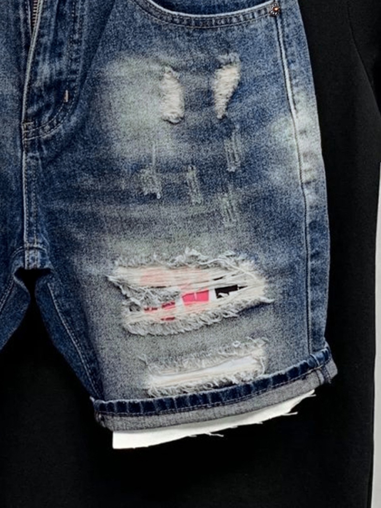 2026 Summer Ripped Straight Me - Street Fashion Korean 리뷰 및 가격