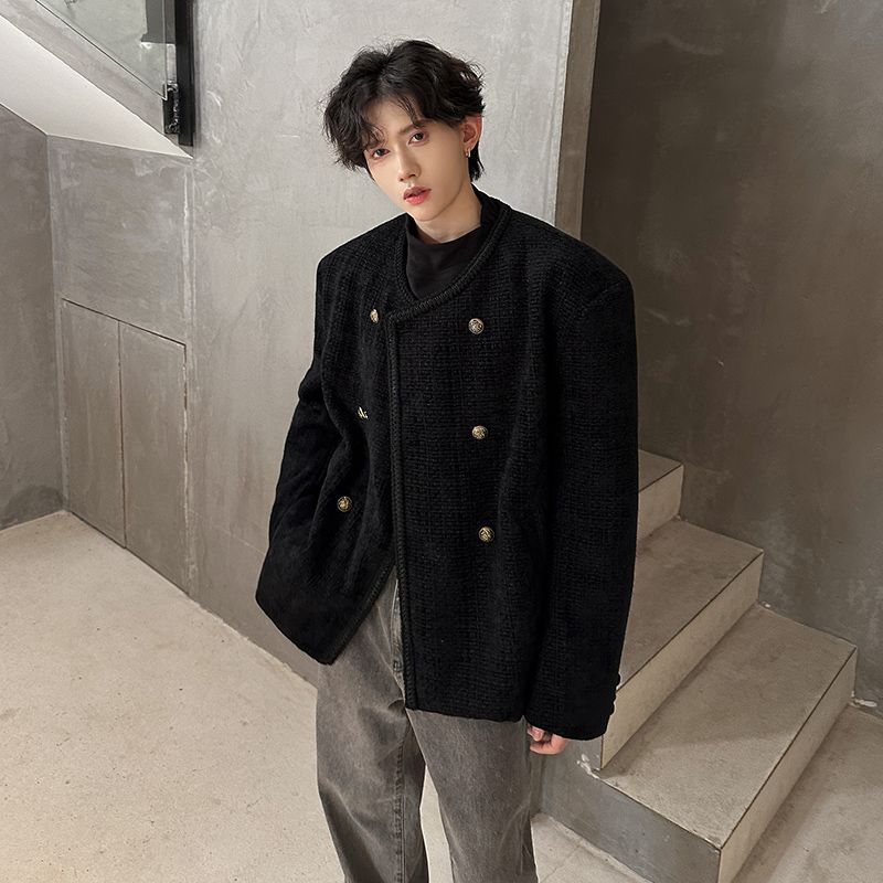 Wool Blend Jacket Man Extra La - Street Fashion Events 리뷰 및 가격