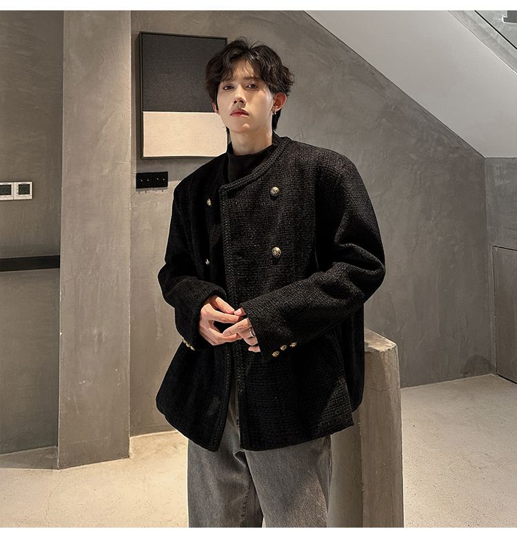 Wool Blend Jacket Man Extra La - Street Fashion Events 리뷰 및 가격