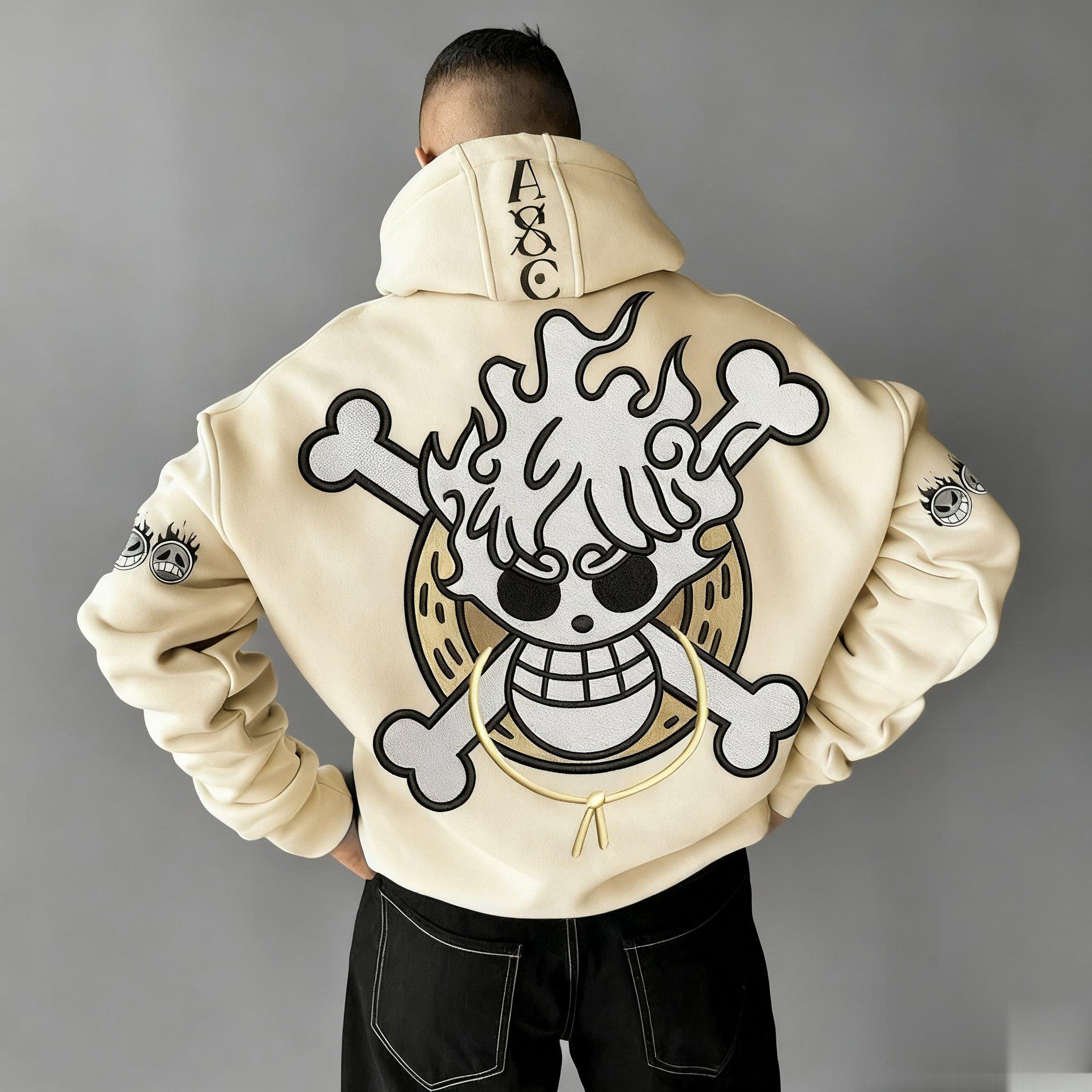 Oversized One Piece Anime Hood - Graphic Hoodie Streetwear 리뷰 및 가격
