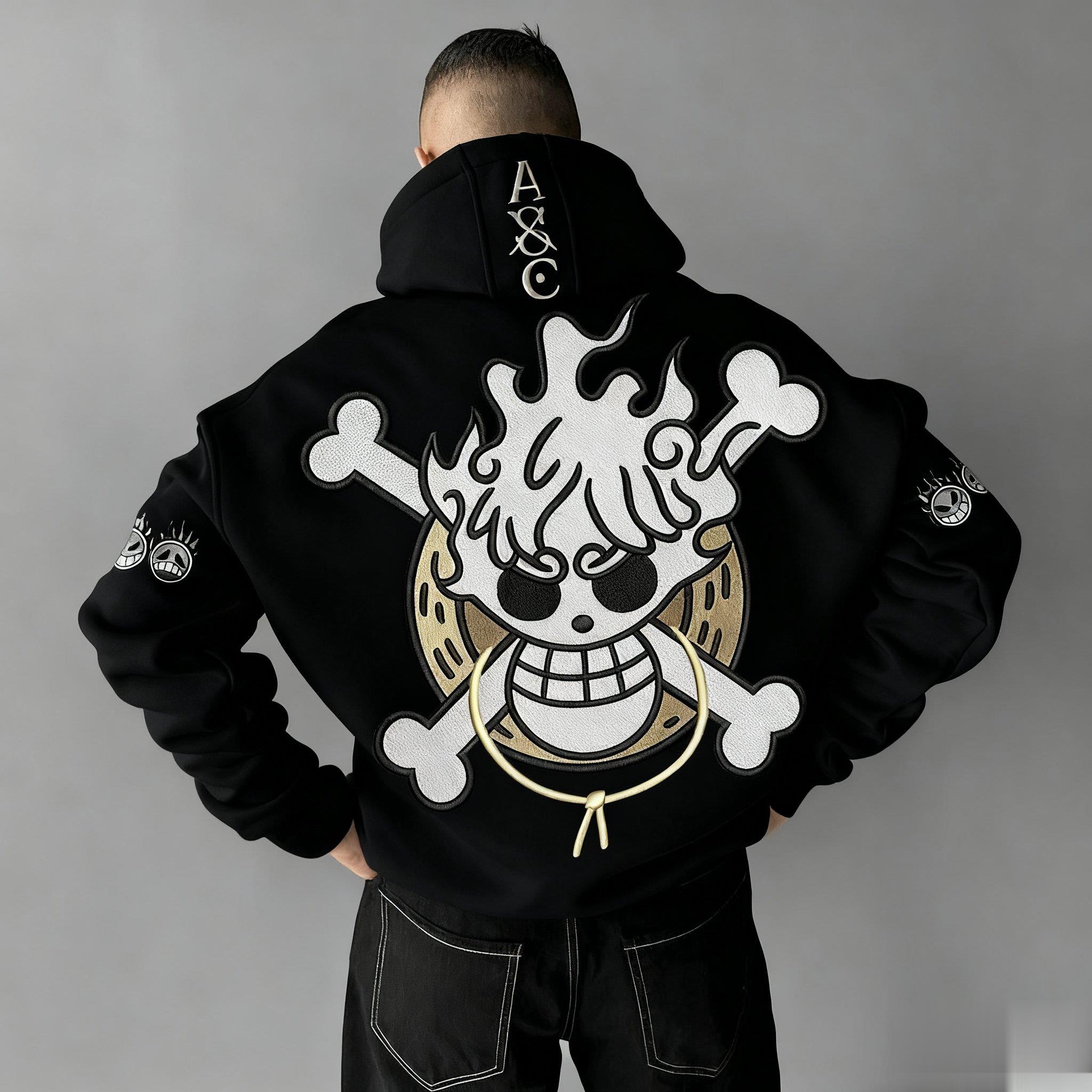 Oversized One Piece Anime Hood - Graphic Hoodie Streetwear 리뷰 및 가격
