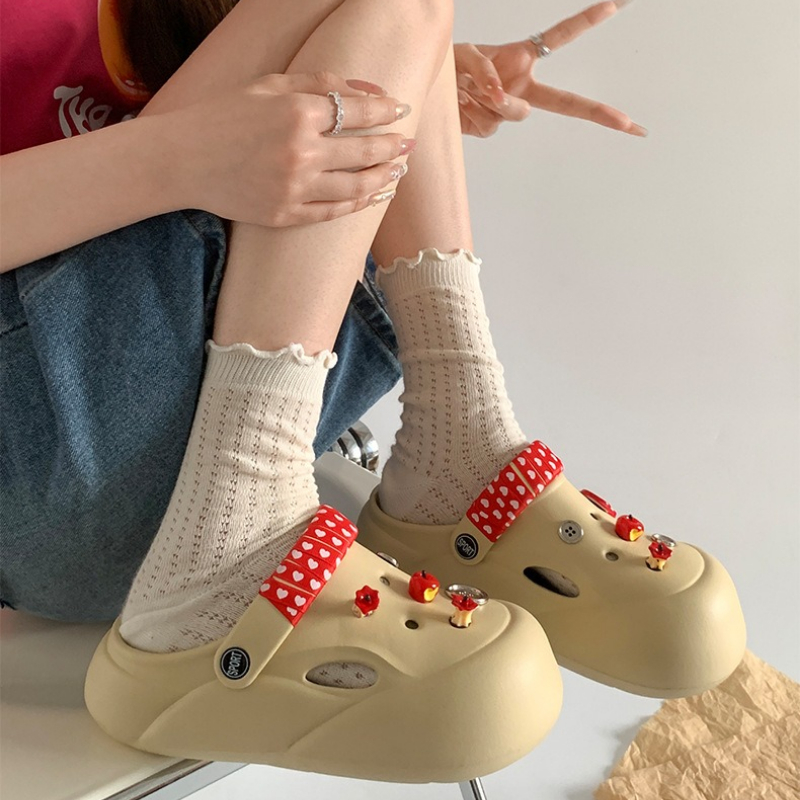 Women Fashion Clogs Indoor Str - Street Fashion Korean 리뷰 및 가격