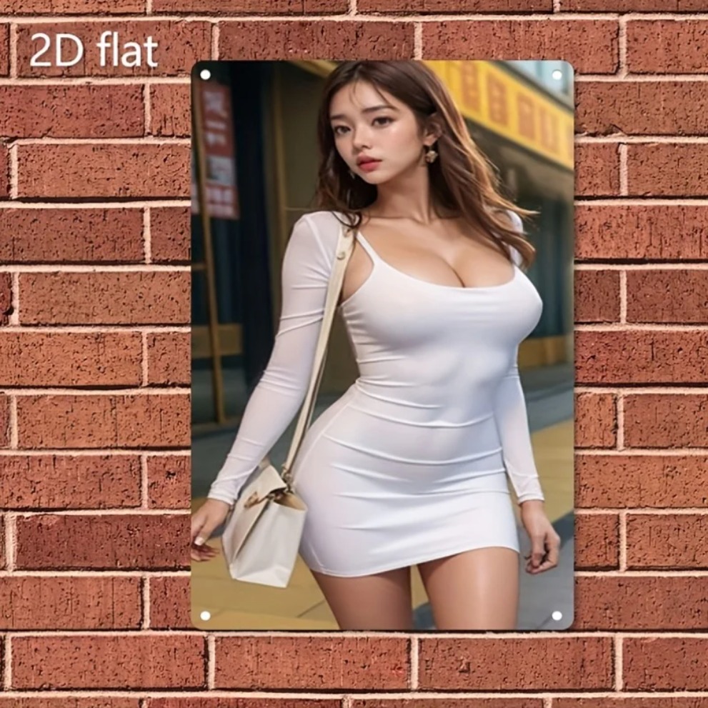 HD Metal Wall Art Asian Street - Asian Street Fashion Girls 리뷰 및 가격