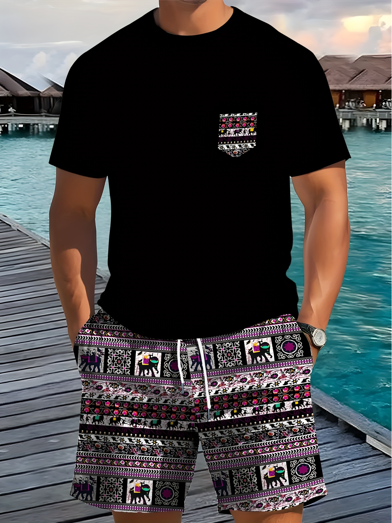 2026 Summer New Men's Short-Sl - Street Fashion Summer 2026 리뷰 및 가격