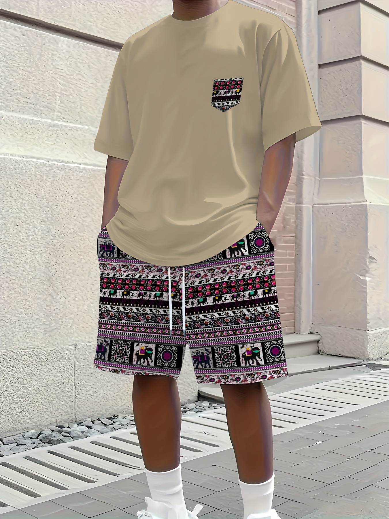 2026 Summer New Men's Short-Sl - Street Fashion Summer 2026 리뷰 및 가격