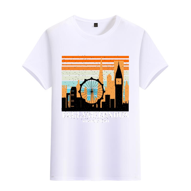 Men's Black Round-Neck Short-S - Street Fashion In London 리뷰 및 가격