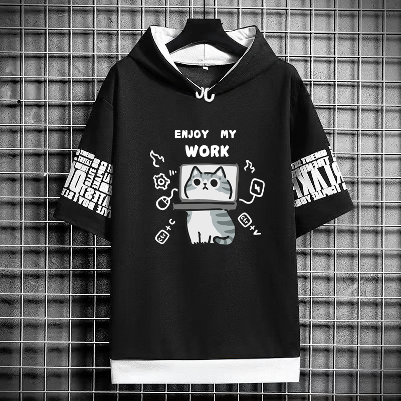 Harajuku Men's T-Shirt Hoodie  - Graphic Hoodie Streetwear 리뷰 및 가격