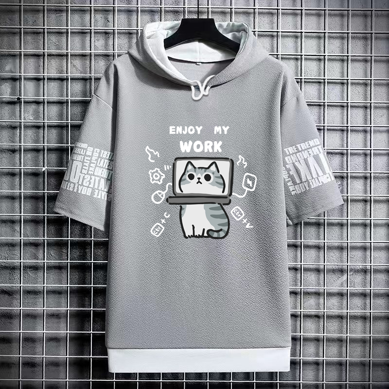 Harajuku Men's T-Shirt Hoodie  - Graphic Hoodie Streetwear 리뷰 및 가격