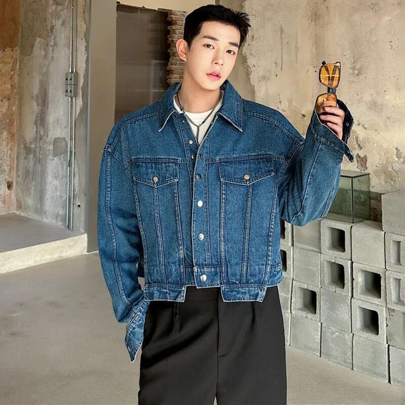 LUZHEN Personality Denim Short - Street Fashion Men 2025 리뷰 및 가격